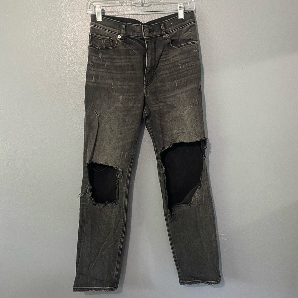 Express High Waisted Mom Jeans
